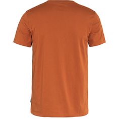 Rückansicht von FJÄLLRÄVEN Logo T-Shirt Herren terracotta brown
