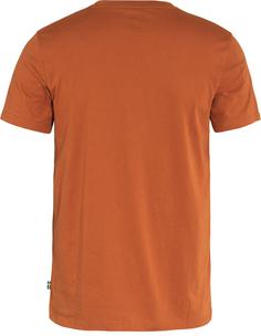 Rückansicht von FJ&Auml;LLR&Auml;VEN Logo T-Shirt Herren terracotta brown