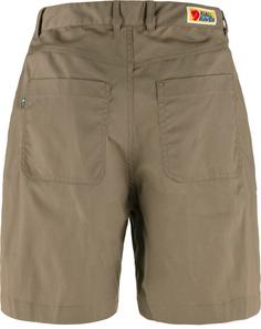 Rückansicht von FJÄLLRÄVEN Vardag Funktionsshorts Herren suede brown