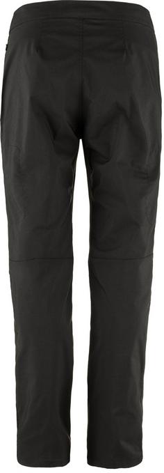 Rückansicht von FJÄLLRÄVEN Abisko Wanderhose Damen black