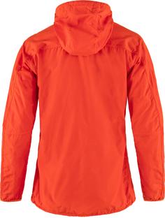 Rückansicht von FJÄLLRÄVEN High Coast Windbreaker Damen flame orange