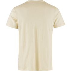 Rückansicht von FJÄLLRÄVEN Hemp T-Shirt Herren chalk white