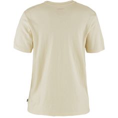 Rückansicht von FJÄLLRÄVEN Hemp T-Shirt Damen chalk white