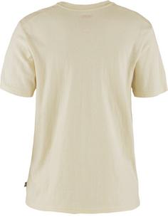 Rückansicht von FJÄLLRÄVEN Hemp T-Shirt Damen chalk white