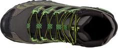 Rückansicht von La Sportiva GTX Ultra Raptor II Mid Wanderschuhe Herren metal-flash green