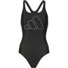 adidas Big Bars Schwimmanzug Damen - black