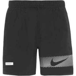 Nike CHALLENGER Laufshorts Herren black-black-black-reflective silv