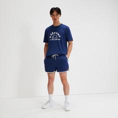 Rückansicht von Ellesse Club T-Shirt Herren navy