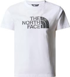 The North Face EASY T-Shirt Kinder tnf white-asphalt grey