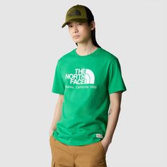 Rückansicht von The North Face Berkeley California T-Shirt Herren optic emerald