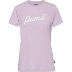 PUMA Blossom Script T-Shirt Damen grape mist