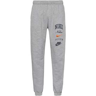 Nike Club Sweathose Herren dark grey heather-safety orange