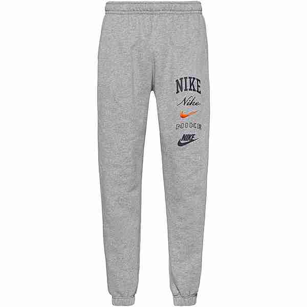 Nike Club Sweathose Herren dark grey heather-safety orange