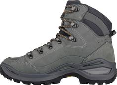 Rückansicht von Lowa GTX RENEGADE EVO MID Wanderschuhe Damen graphit-aprikose