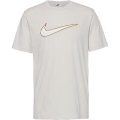 Nike NSW T-Shirt Herren light orewood brown-white