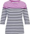 JOY sportswear CELIA T-Shirt Damen - purple haze stripes