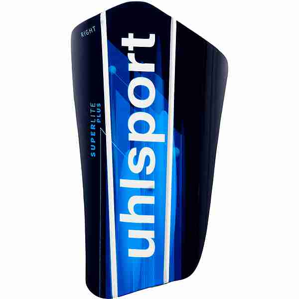 Uhlsport Super Lite Plus Schienbeinschoner navy-fluo blue-white