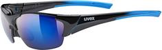 Uvex blaze III set Sonnenbrille black blue