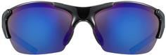 Rückansicht von Uvex blaze III set Sonnenbrille black blue