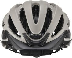 Rückansicht von Uvex true cc Fahrradhelm oak brown-silver matt