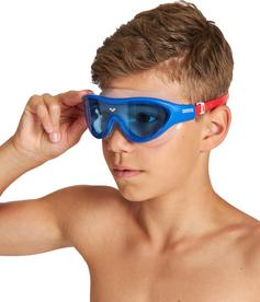 Rückansicht von Arena The One Schwimmbrille Kinder blue-red