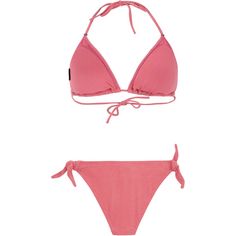 Rückansicht von Protest Twisty Bikini Set Damen smooth pink