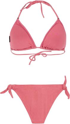 Rückansicht von Protest Twisty Bikini Set Damen smooth pink