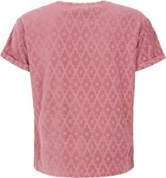 Rückansicht von Protest Terry T-Shirt Damen deco pink