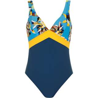 Sunflair Badeanzug Damen hellblau-multicolor