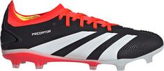 adidas PREDATOR PRO FG Fußballschuhe Herren core black-ftwr white-solar red