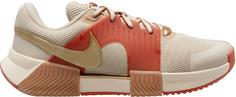 Nike Zoom GP Challenge 1 PRM Tennisschuhe Damen sanddrift-metallic gold-rust factor