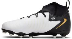 Rückansicht von Nike JR PHANTOM LUNA II ACAD F/MG Fußballschuhe Kinder white-black-mtlc gold coin