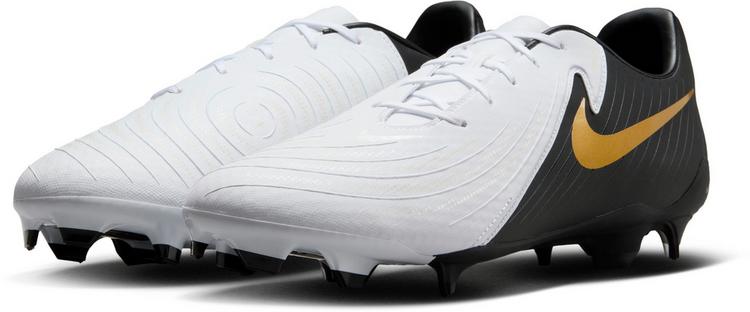 Nike Nike PHANTOM GX II ACADEMY FG-MG Fu&szlig;ballschuhe Herren - white-black-mtlc gold coin - 3 | SportScheck
