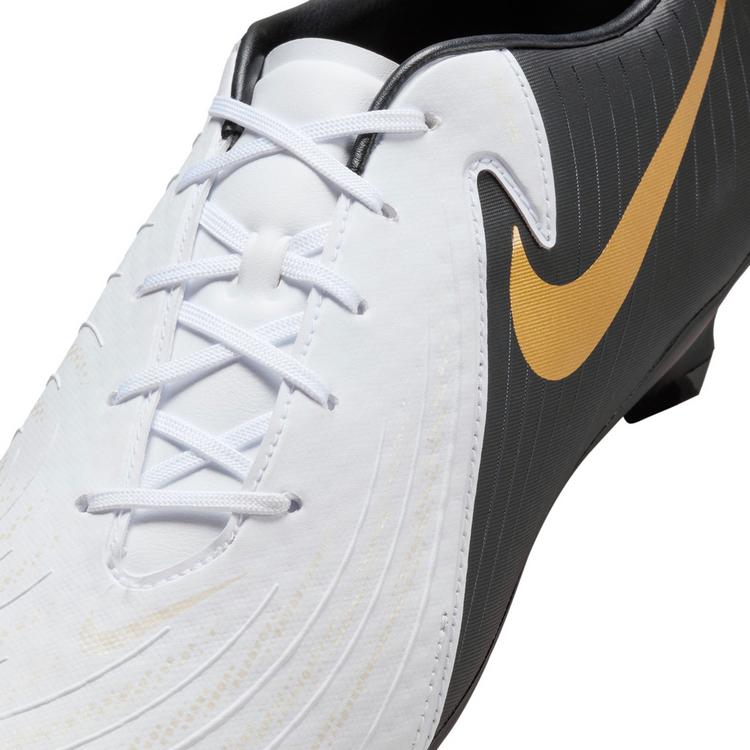 Nike Nike PHANTOM GX II ACADEMY FG-MG Fu&szlig;ballschuhe Herren - white-black-mtlc gold coin - 5 | SportScheck