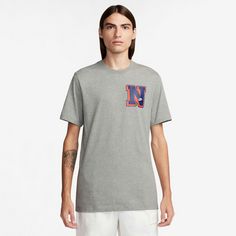 Rückansicht von Nike NSW Club T-Shirt Herren dark grey heather