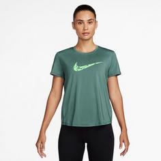 Rückansicht von Nike One Funktionsshirt Damen bicoastal-vapor green