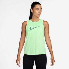 Rückansicht von Nike Swoosh HBR Funktionstank Damen vapor green-obsidian