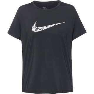 Nike ONE SWSH HBR Funktionsshirt Damen black-white