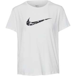 Nike ONE SWSH HBR Funktionsshirt Damen white-black