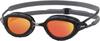 ZOGGS Predator Titanium Brille - grey black-mirrored orange