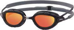 ZOGGS Predator Titanium Schwimmbrille grey black-mirrored orange