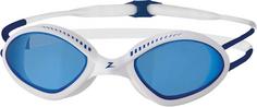 ZOGGS Tiger Schwimmbrille white blue-tint blue