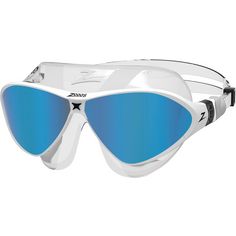 ZOGGS Horizon Flex Mask Titanium Schwimmbrille clear white-mirrored blue