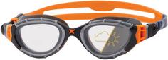 ZOGGS Predator Flex Reactor Schwimmbrille grey orange-reactor smoke