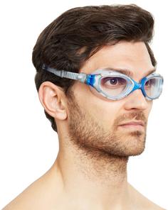 Rückansicht von ZOGGS Predator Flex Schwimmbrille grey blue-clear