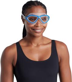 Rückansicht von ZOGGS Horizon Flex Mask Schwimmbrille clear blue-clear