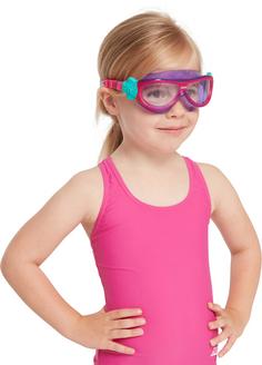 Rückansicht von ZOGGS Phantom Kids Mask Schwimmbrille Kinder pink violet-clear