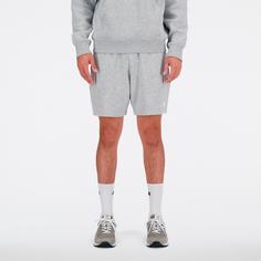 Rückansicht von NEW BALANCE Sport Essentials Sweatshorts Herren athletic grey