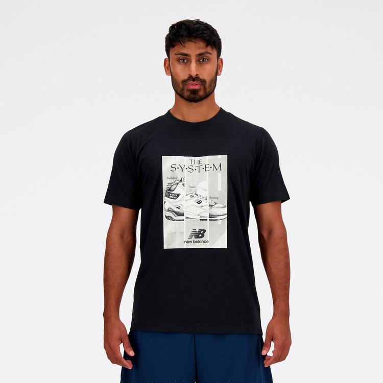 NEW BALANCE NEW BALANCE Poster T-Shirt Herren - black - 0 | SportScheck