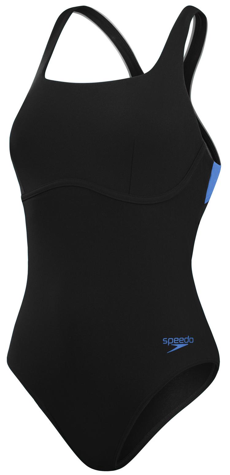 SPEEDO SPEEDO Flex Band Badeanzug Damen - black-curious blue - 0 | SportScheck